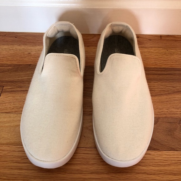 Fall winter shoe! Wool Loungers Slip On Sneakers White 9 - Picture 3 of 8
